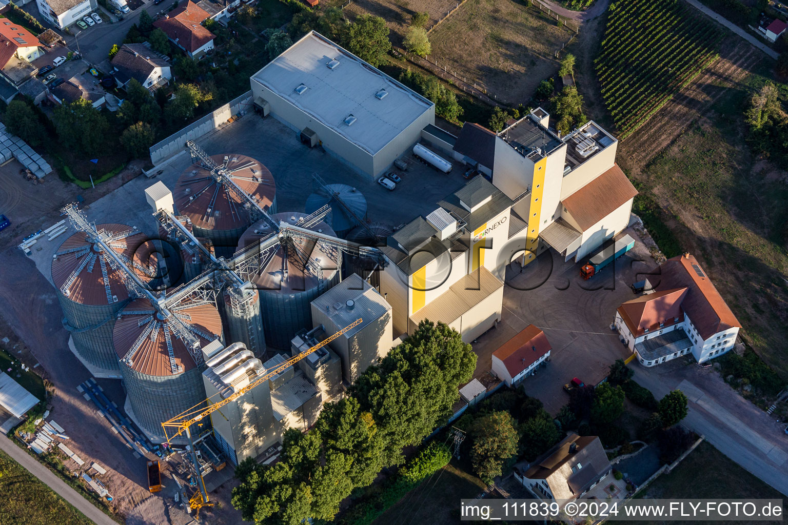 Freimersheim dans le département Rhénanie-Palatinat, Allemagne vue du ciel