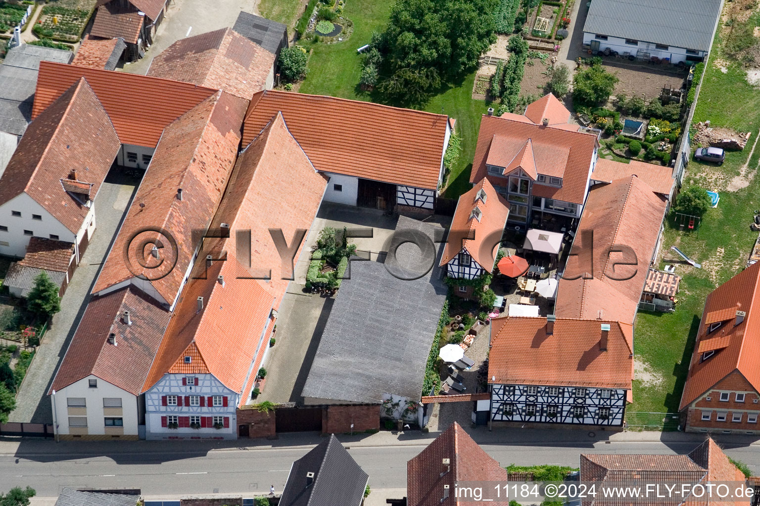 Winden dans le département Rhénanie-Palatinat, Allemagne depuis l'avion