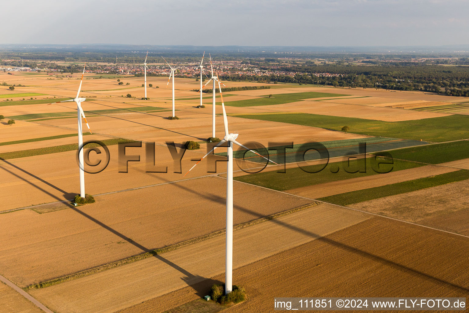 Enregistrement par drone de Herxheimweyher dans le département Rhénanie-Palatinat, Allemagne