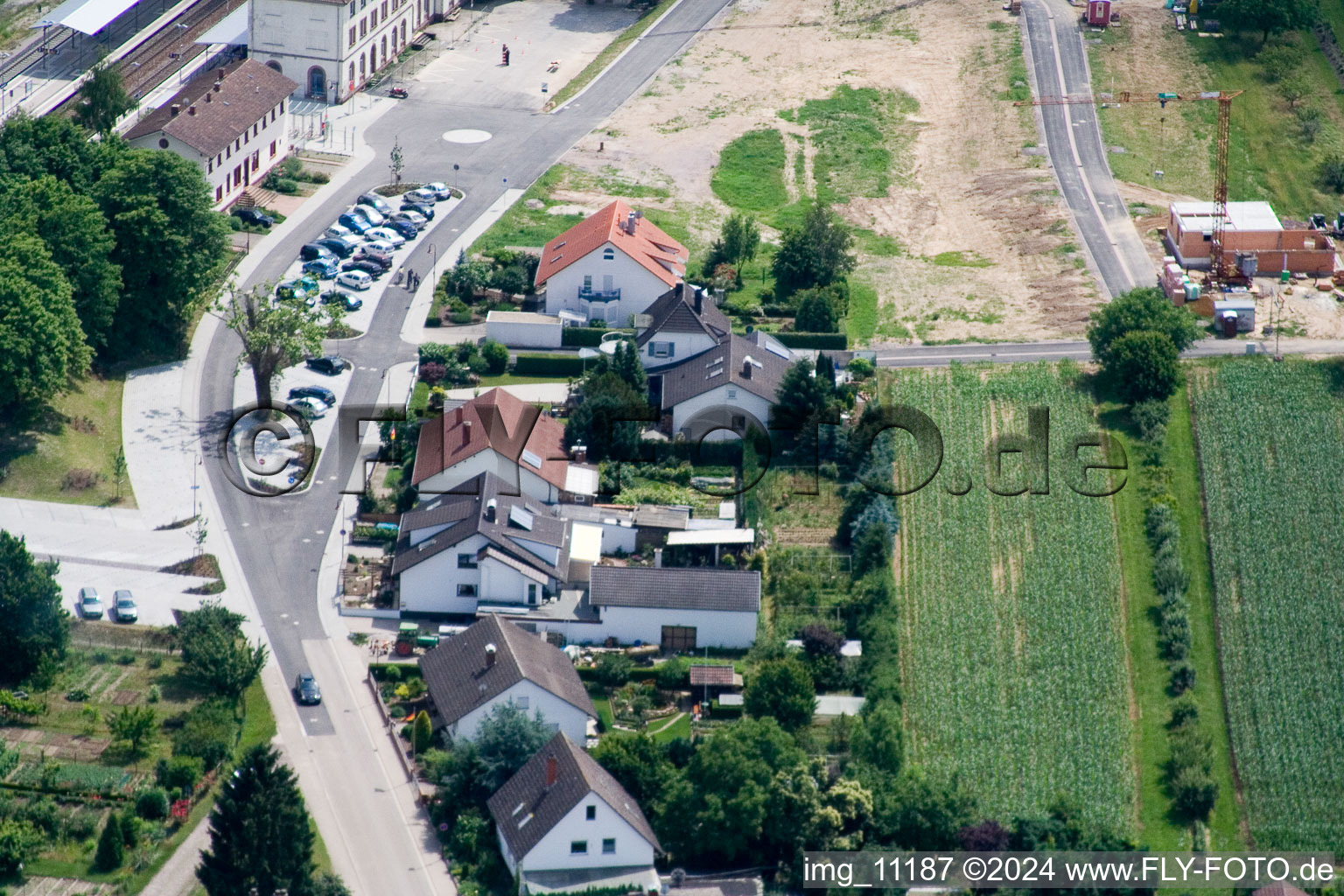 Enregistrement par drone de Winden dans le département Rhénanie-Palatinat, Allemagne