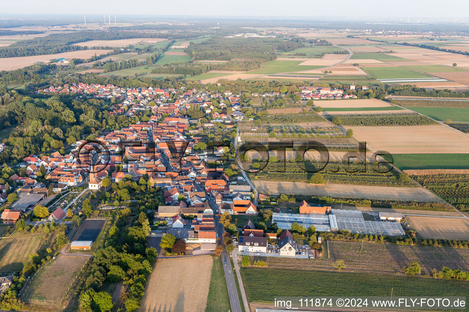 Winden dans le département Rhénanie-Palatinat, Allemagne d'un drone