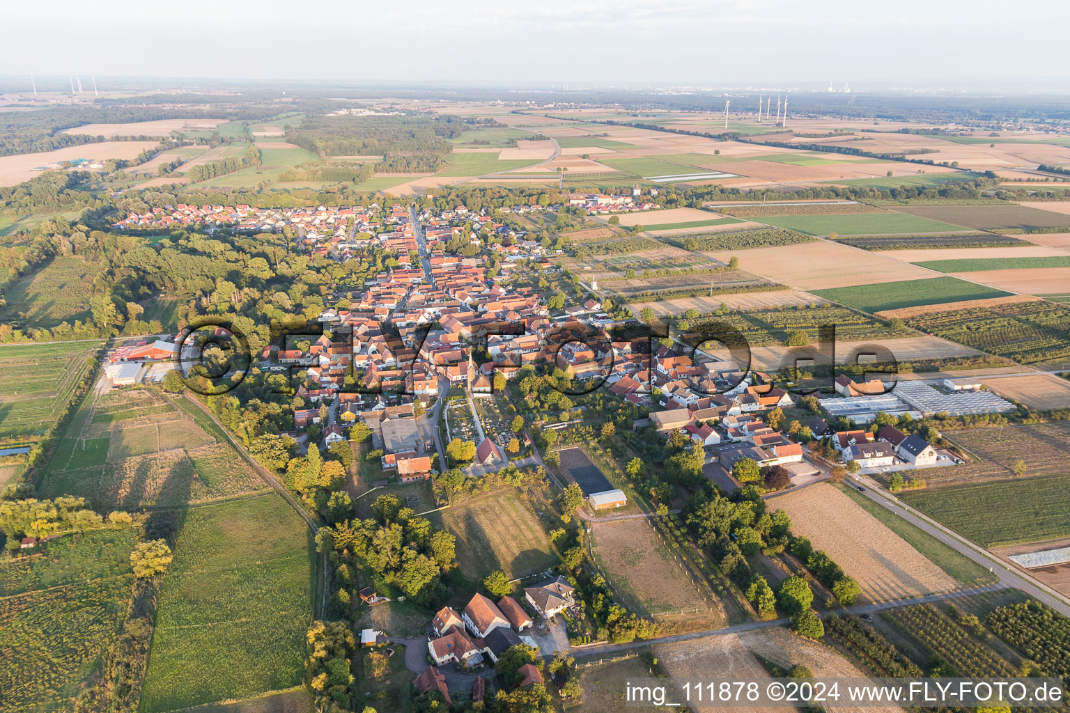 Photographie aérienne de Winden dans le département Rhénanie-Palatinat, Allemagne