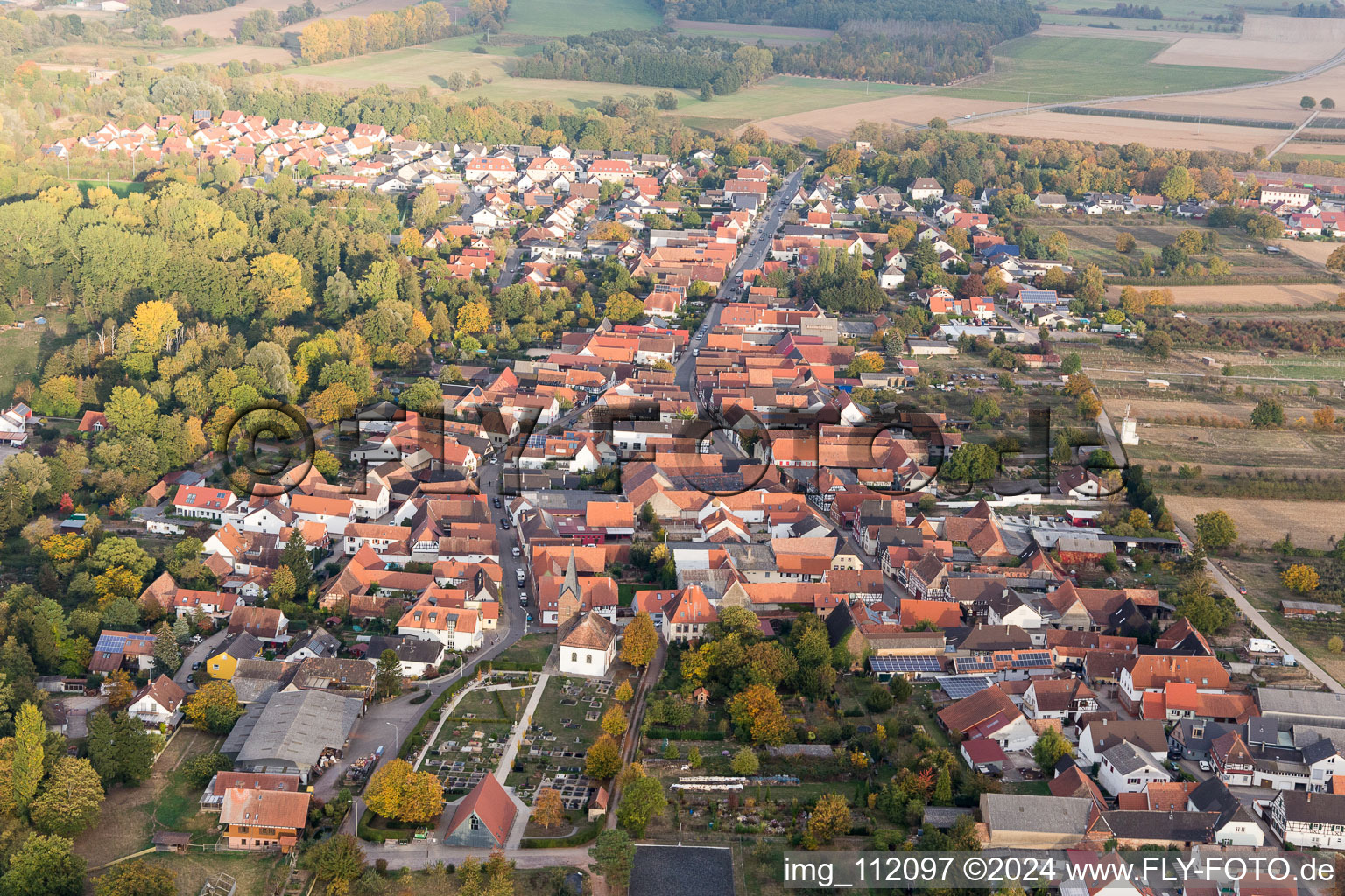 Winden dans le département Rhénanie-Palatinat, Allemagne vue du ciel