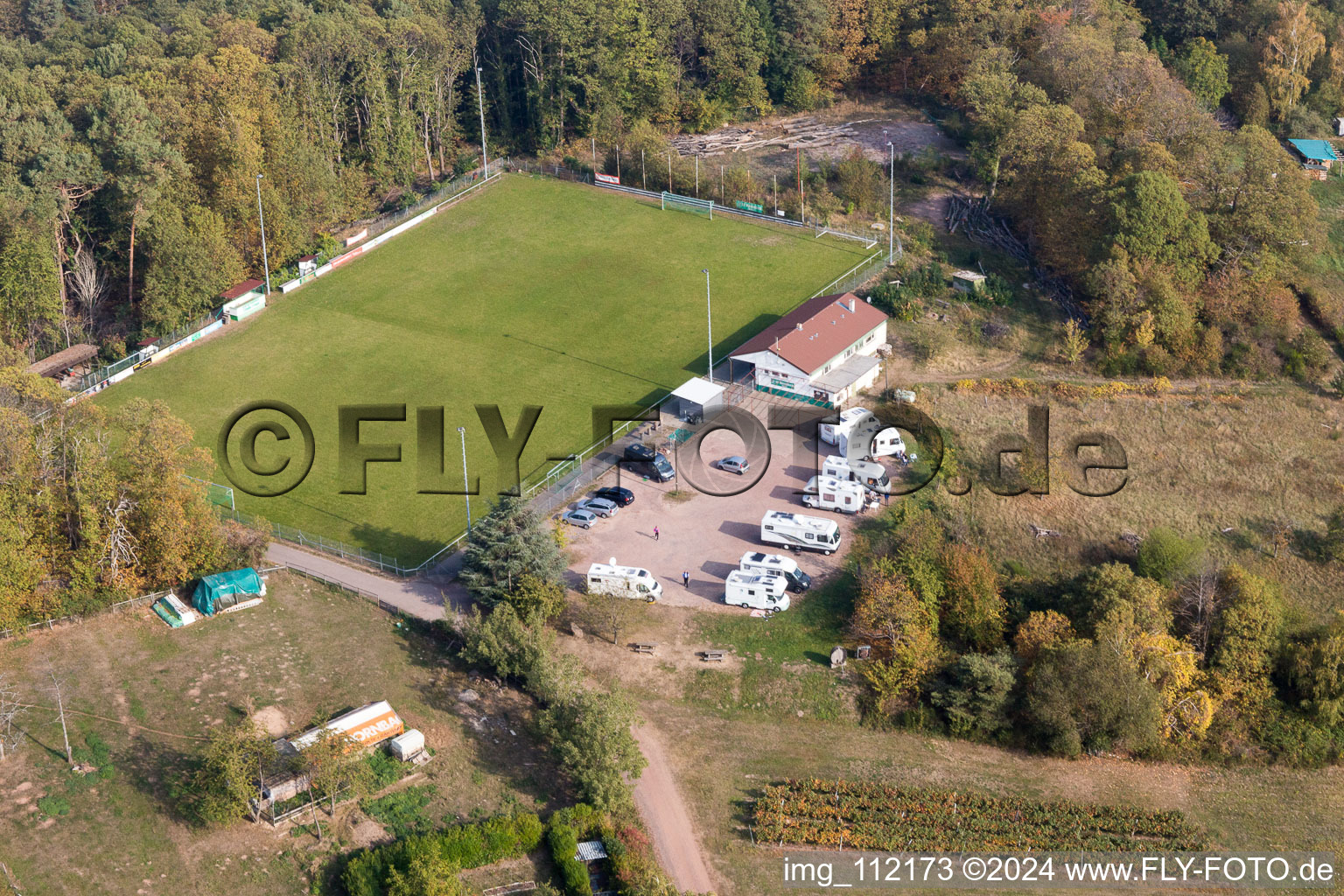 Dörrenbach dans le département Rhénanie-Palatinat, Allemagne vue du ciel