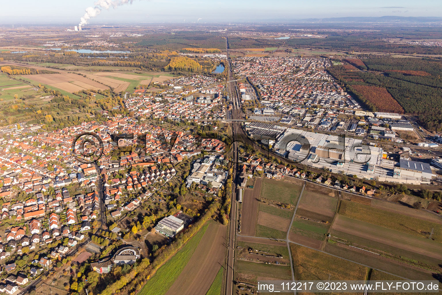 Enregistrement par drone de SEW-EURODRIVE GmbH & Co KG à le quartier Graben in Graben-Neudorf dans le département Bade-Wurtemberg, Allemagne