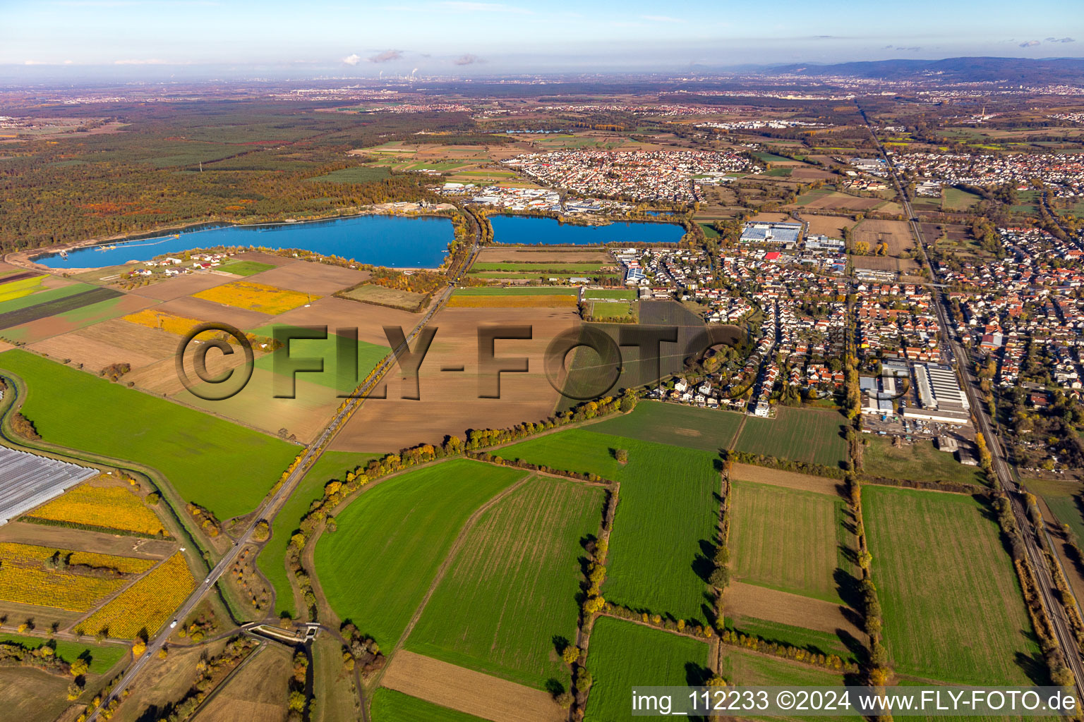 Stettfeld dans le département Bade-Wurtemberg, Allemagne vue d'en haut