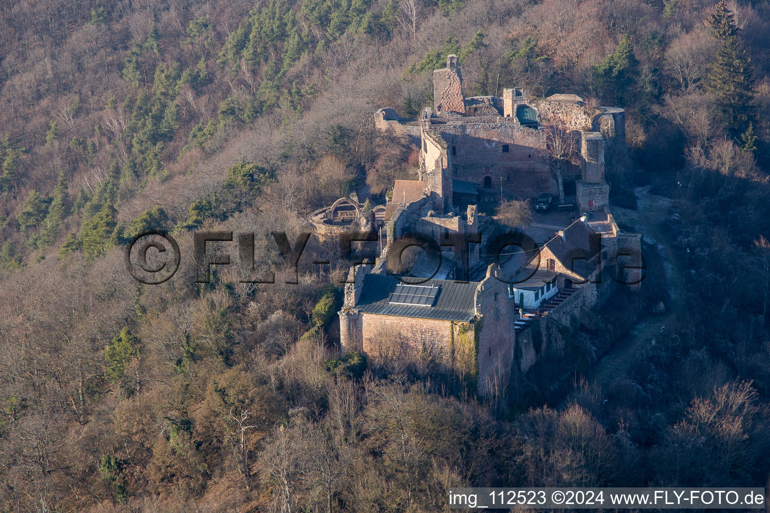 Eschbach dans le département Rhénanie-Palatinat, Allemagne d'en haut