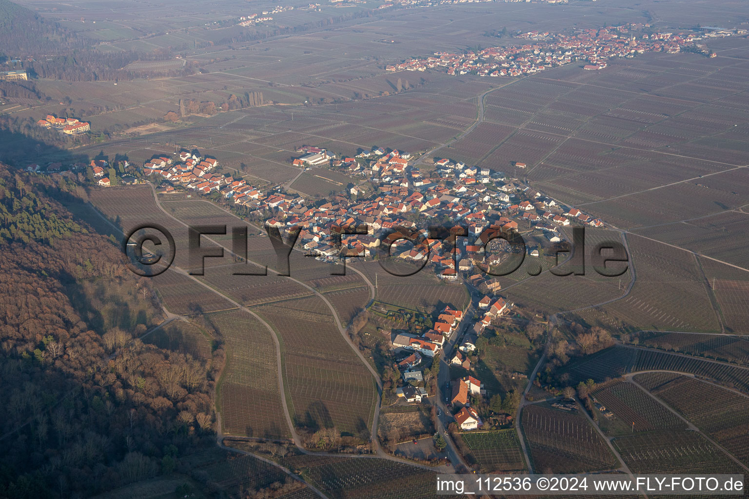 Vue aérienne de Quartier Weyher in Weyher in der Pfalz dans le département Rhénanie-Palatinat, Allemagne