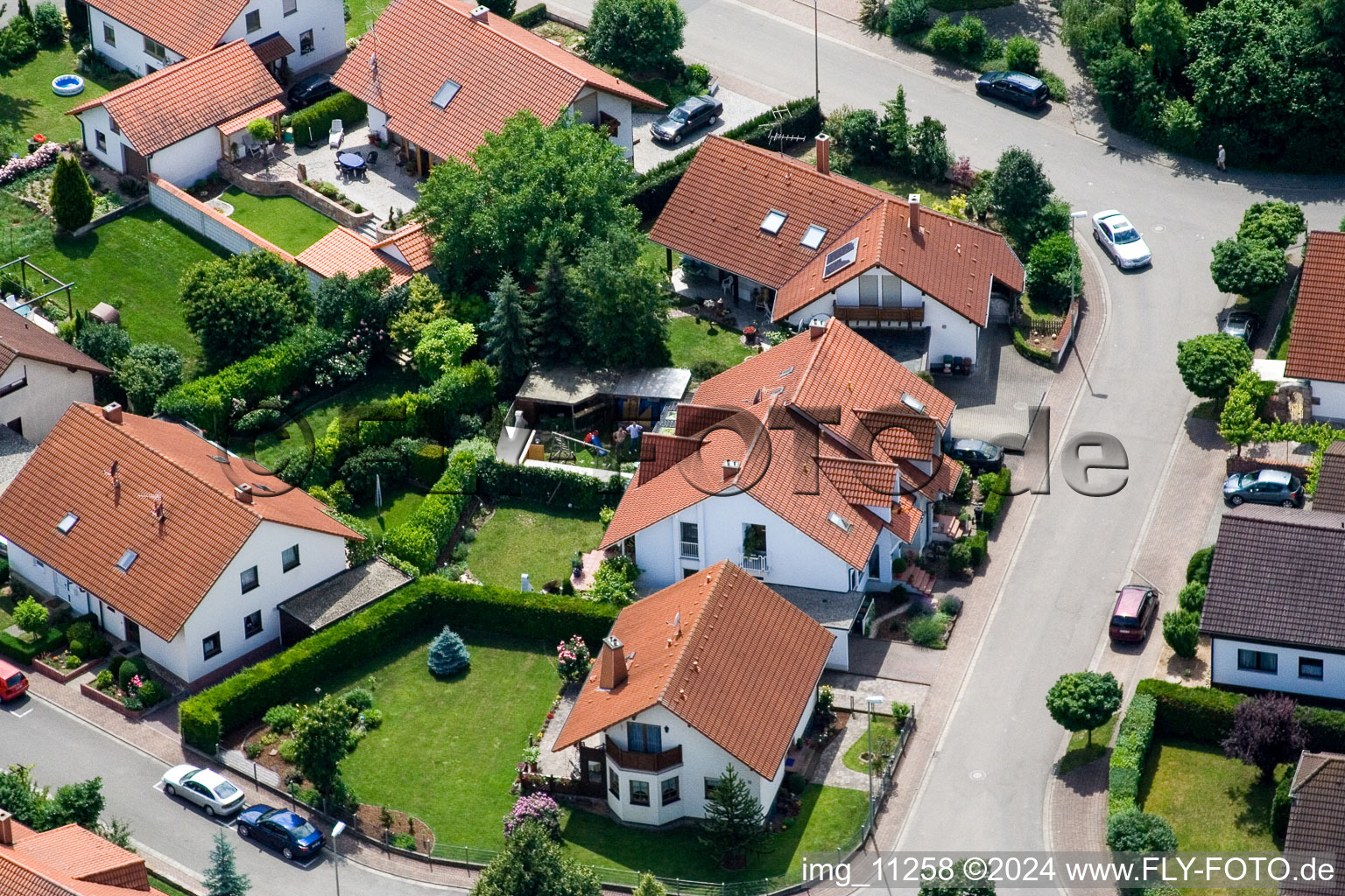 Image drone de Steinweiler dans le département Rhénanie-Palatinat, Allemagne