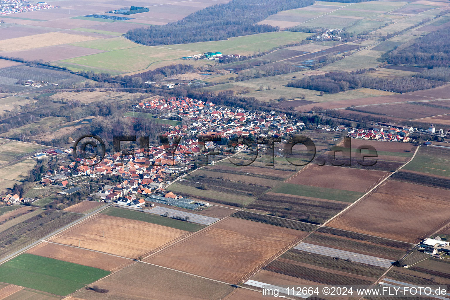 Image drone de Winden dans le département Rhénanie-Palatinat, Allemagne