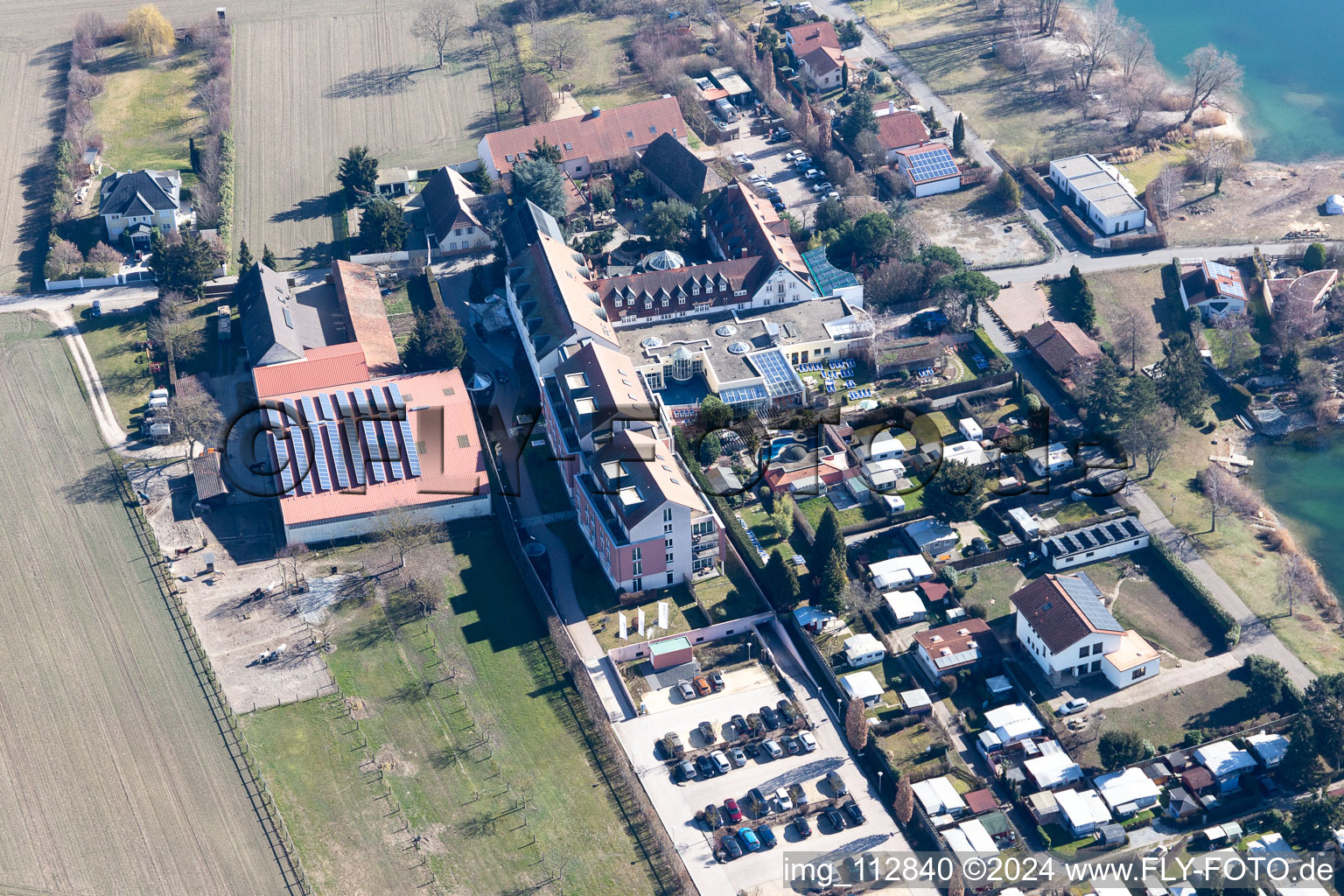 Vue oblique de Lindner Hotel & Spa Binshof à Speyer dans le département Rhénanie-Palatinat, Allemagne