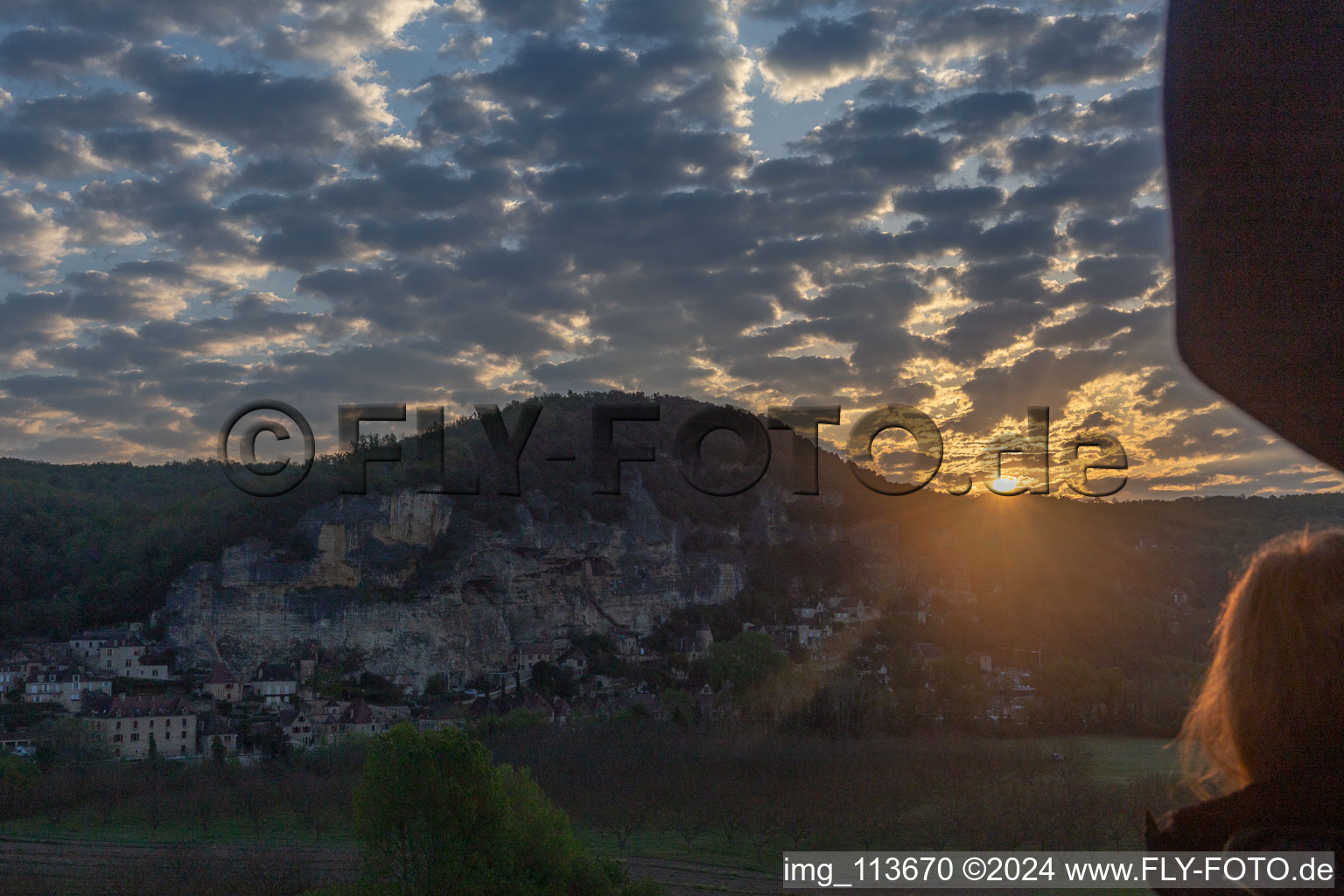 Photographie aérienne de Cénac-et-Saint-Julien dans le département Dordogne, France