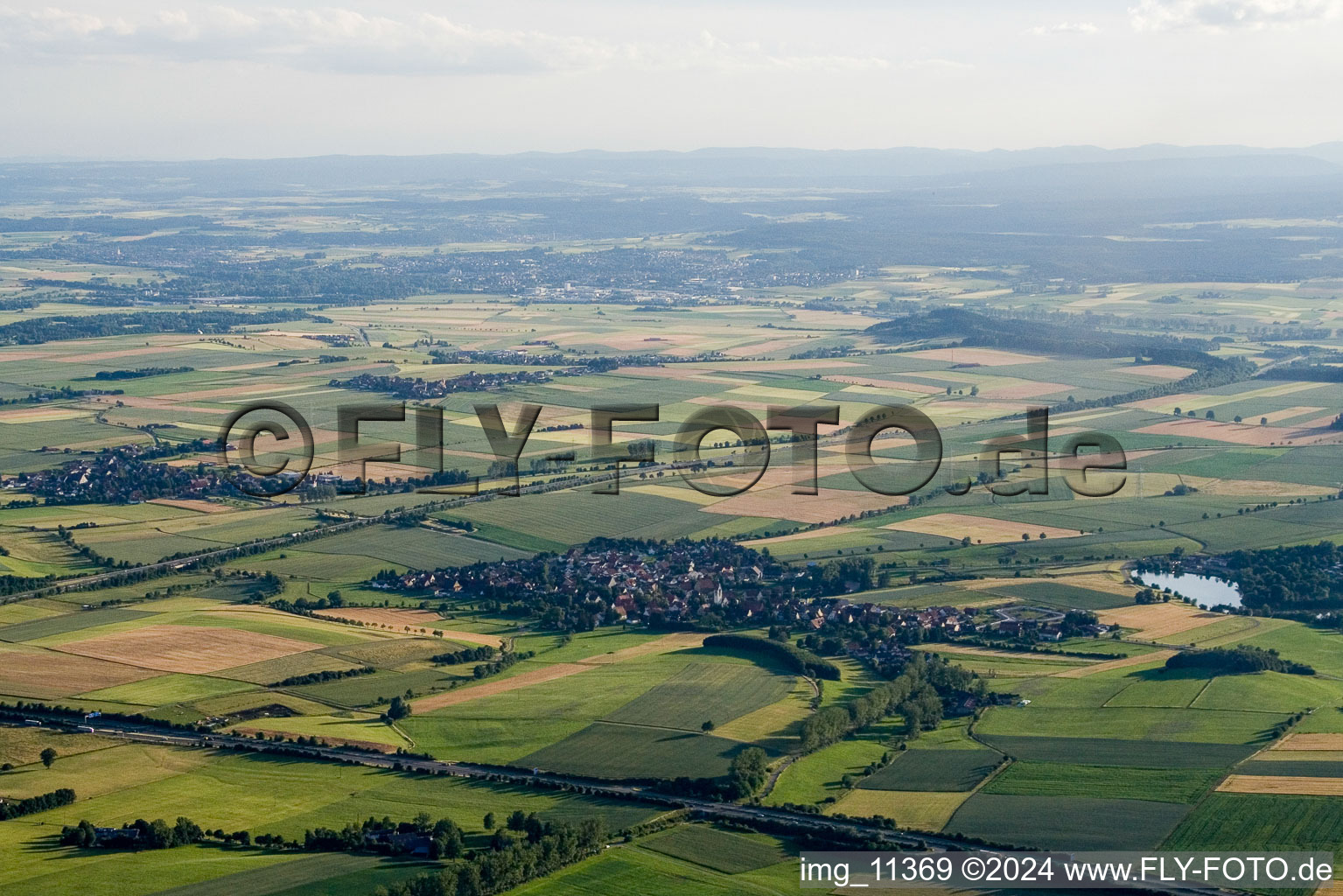 Photographie aérienne de Tuningen dans le département Bade-Wurtemberg, Allemagne