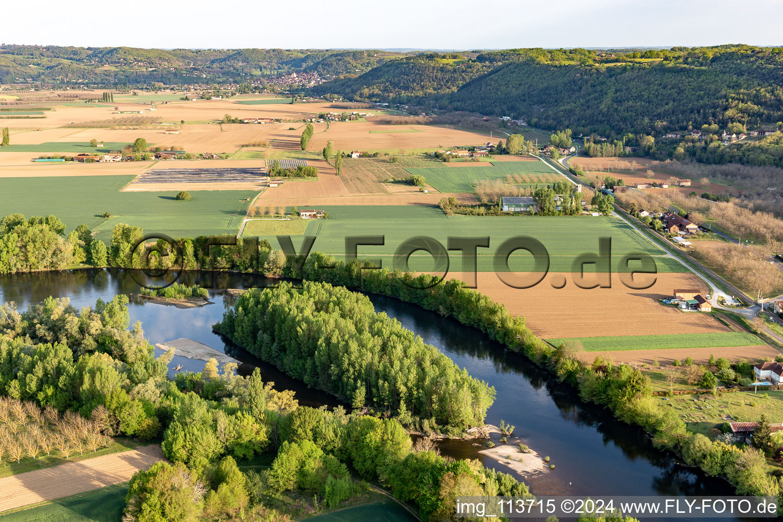 Photographie aérienne de Allas-les-Mines dans le département Dordogne, France