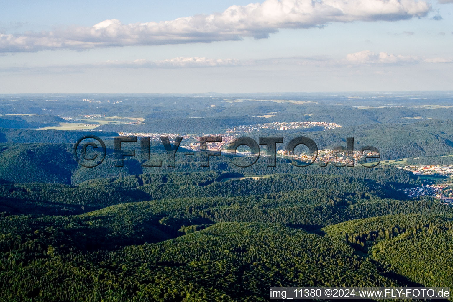 Image drone de Tuttlingen dans le département Bade-Wurtemberg, Allemagne