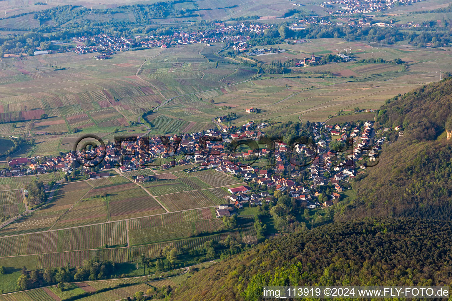 Image drone de Frankweiler dans le département Rhénanie-Palatinat, Allemagne