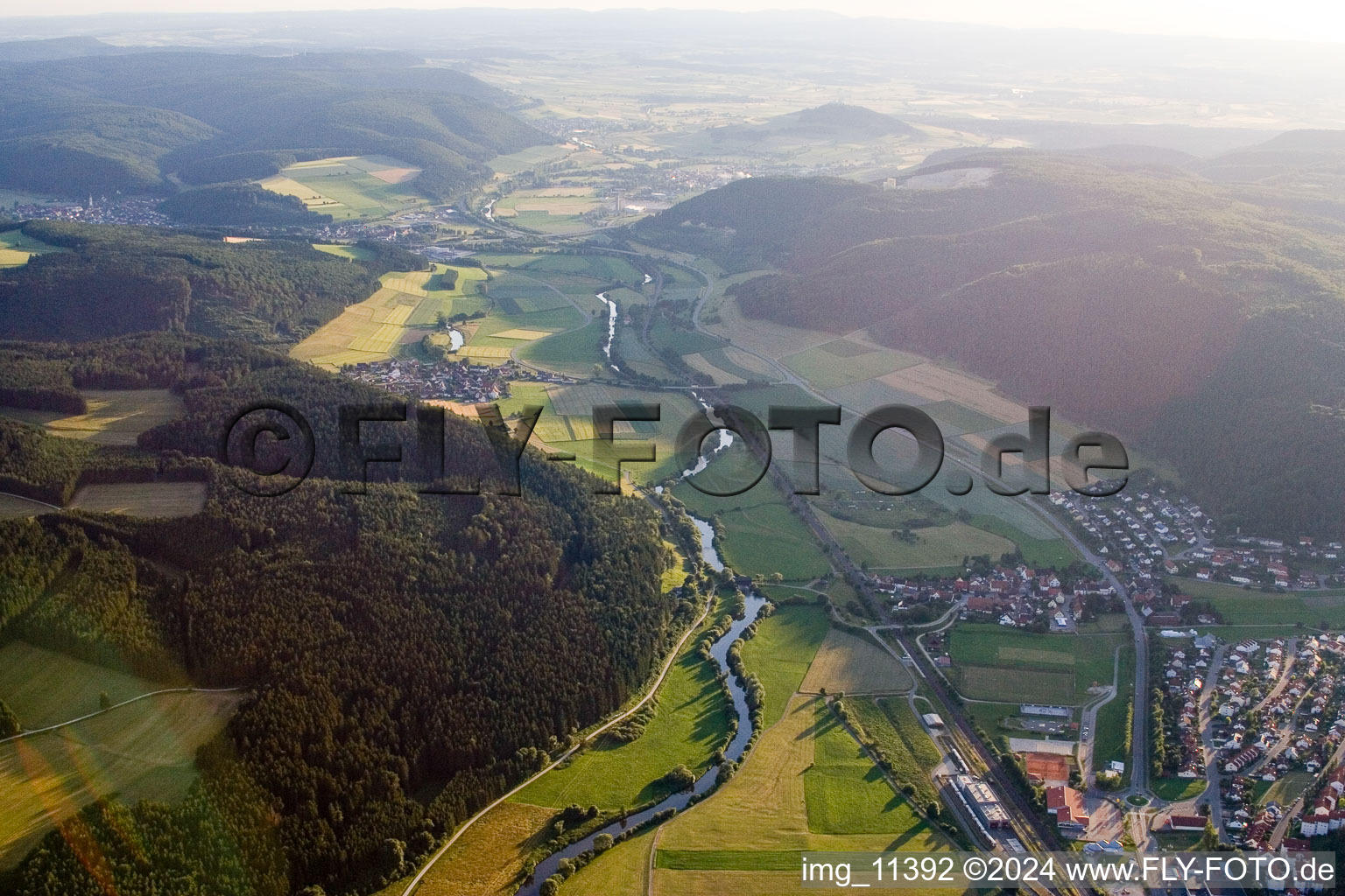 Image drone de Immendingen dans le département Bade-Wurtemberg, Allemagne