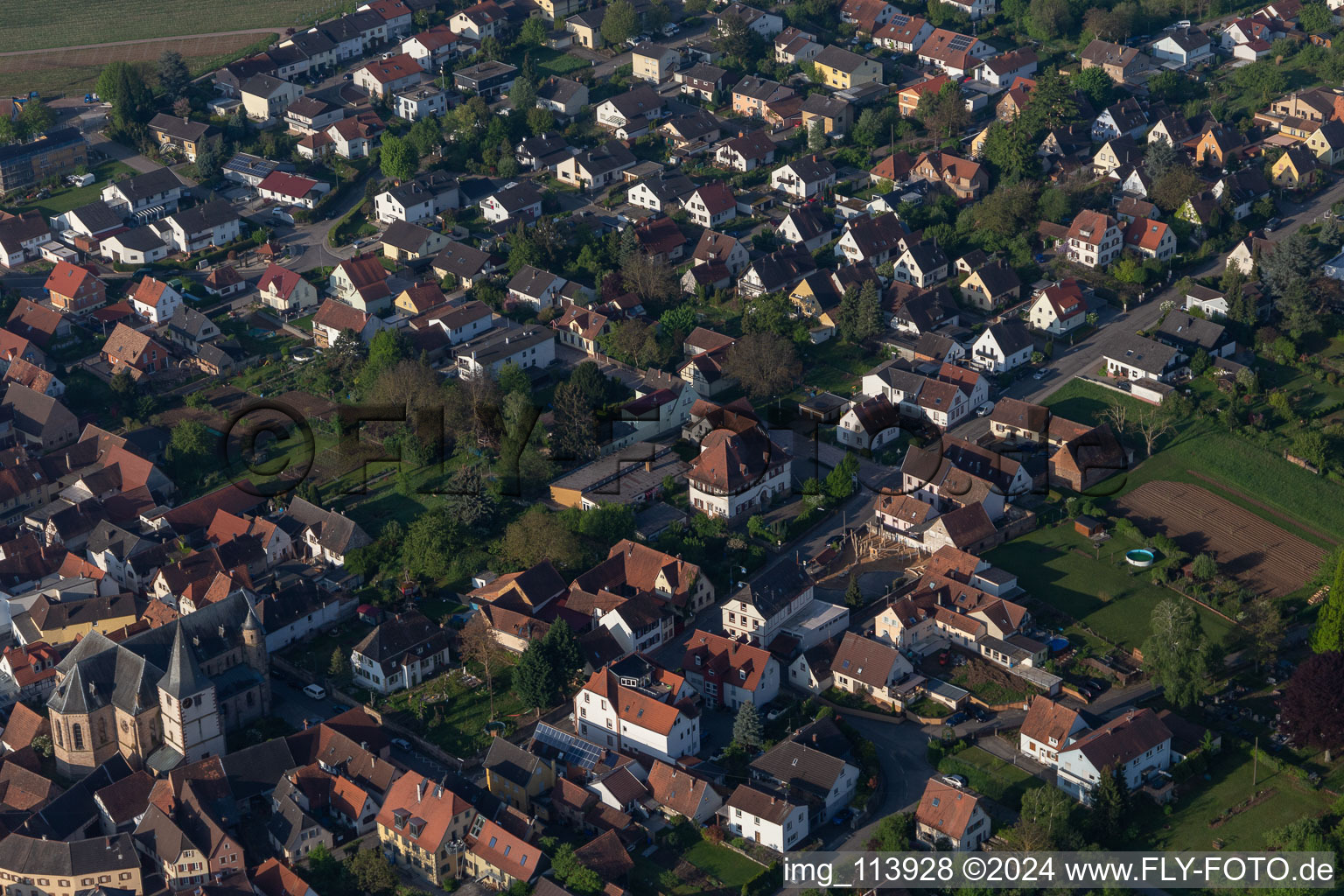 Quartier Arzheim in Landau in der Pfalz dans le département Rhénanie-Palatinat, Allemagne hors des airs