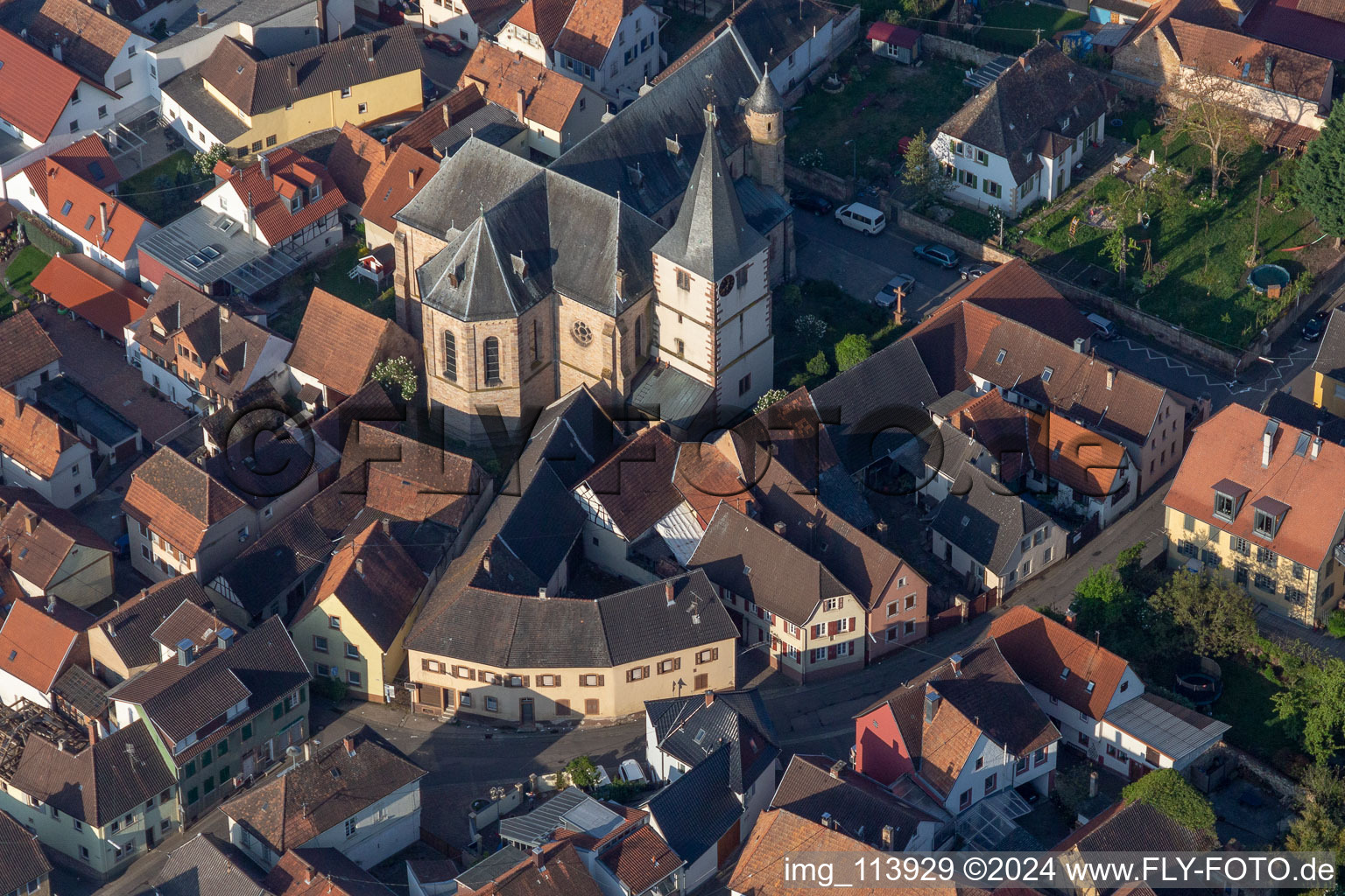 Quartier Arzheim in Landau in der Pfalz dans le département Rhénanie-Palatinat, Allemagne vue d'en haut