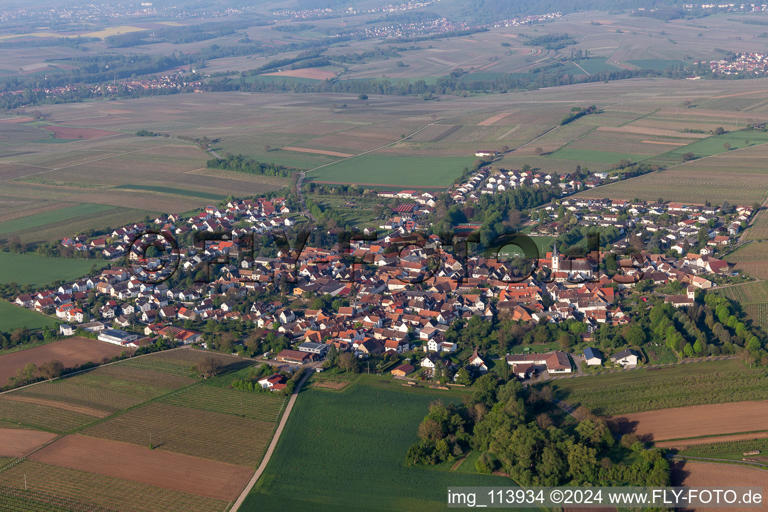 Quartier Mörzheim in Landau in der Pfalz dans le département Rhénanie-Palatinat, Allemagne vue du ciel