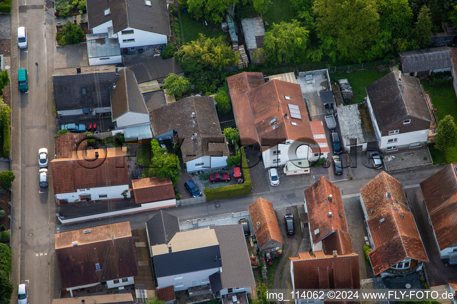 Image drone de Freckenfeld dans le département Rhénanie-Palatinat, Allemagne