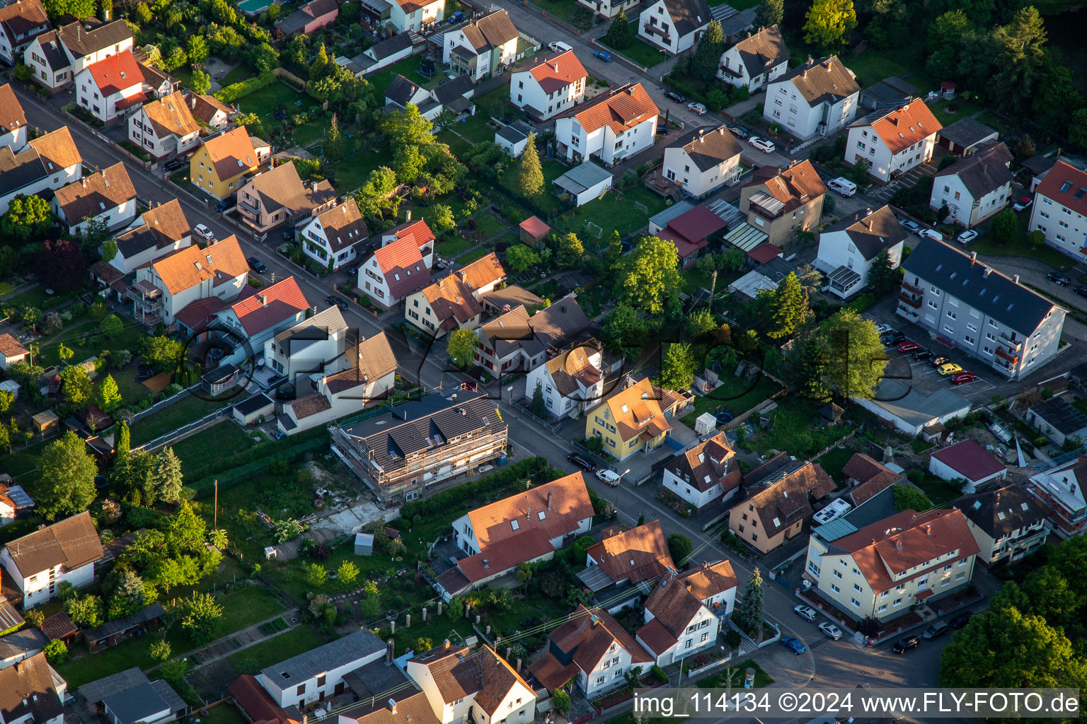 Kandel dans le département Rhénanie-Palatinat, Allemagne d'en haut