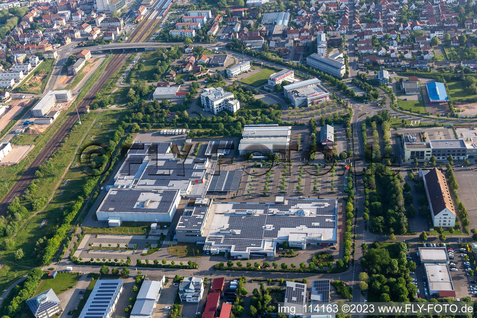 Photographie aérienne de Quartier Queichheim in Landau in der Pfalz dans le département Rhénanie-Palatinat, Allemagne