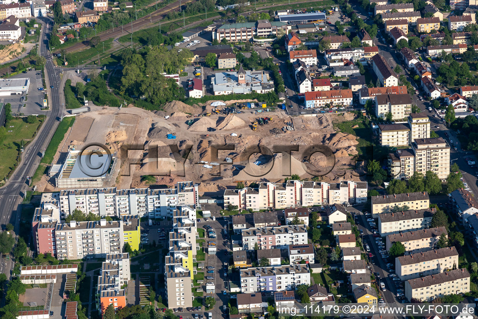 Neustadt an der Weinstraße dans le département Rhénanie-Palatinat, Allemagne vue d'en haut