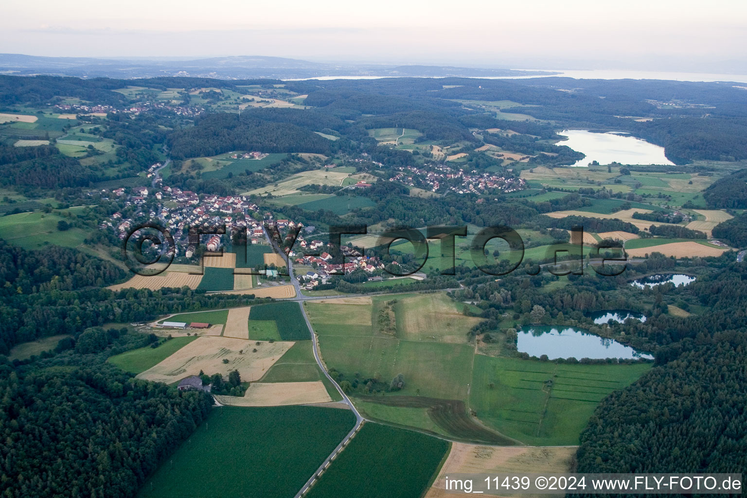 Radolfzell à Radolfzell am Bodensee dans le département Bade-Wurtemberg, Allemagne vue d'en haut