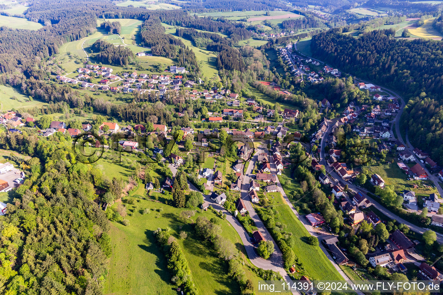 Photographie aérienne de Quartier Betzweiler in Loßburg dans le département Bade-Wurtemberg, Allemagne