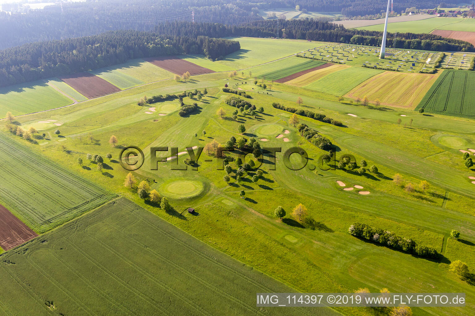 Photographie aérienne de Club de golf Alpirsbach eV à Alpirsbach dans le département Bade-Wurtemberg, Allemagne