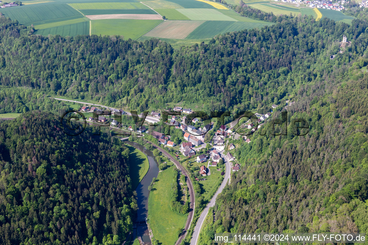 Vue aérienne de Quartier Talhausen in Epfendorf dans le département Bade-Wurtemberg, Allemagne