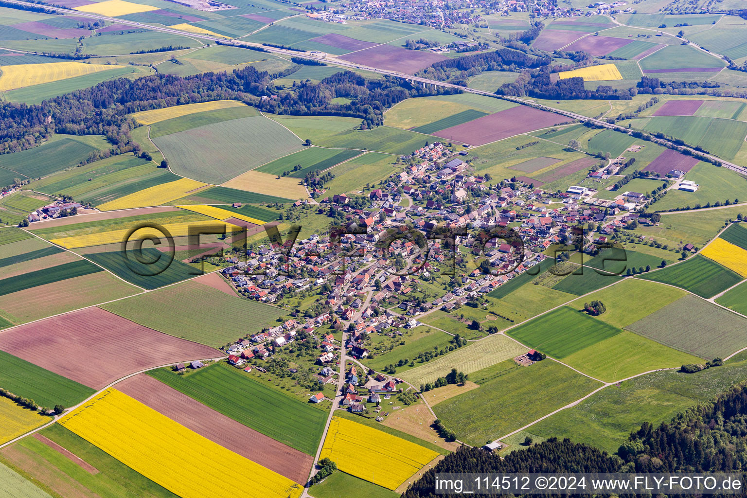 Photographie aérienne de Quartier Irslingen in Dietingen dans le département Bade-Wurtemberg, Allemagne