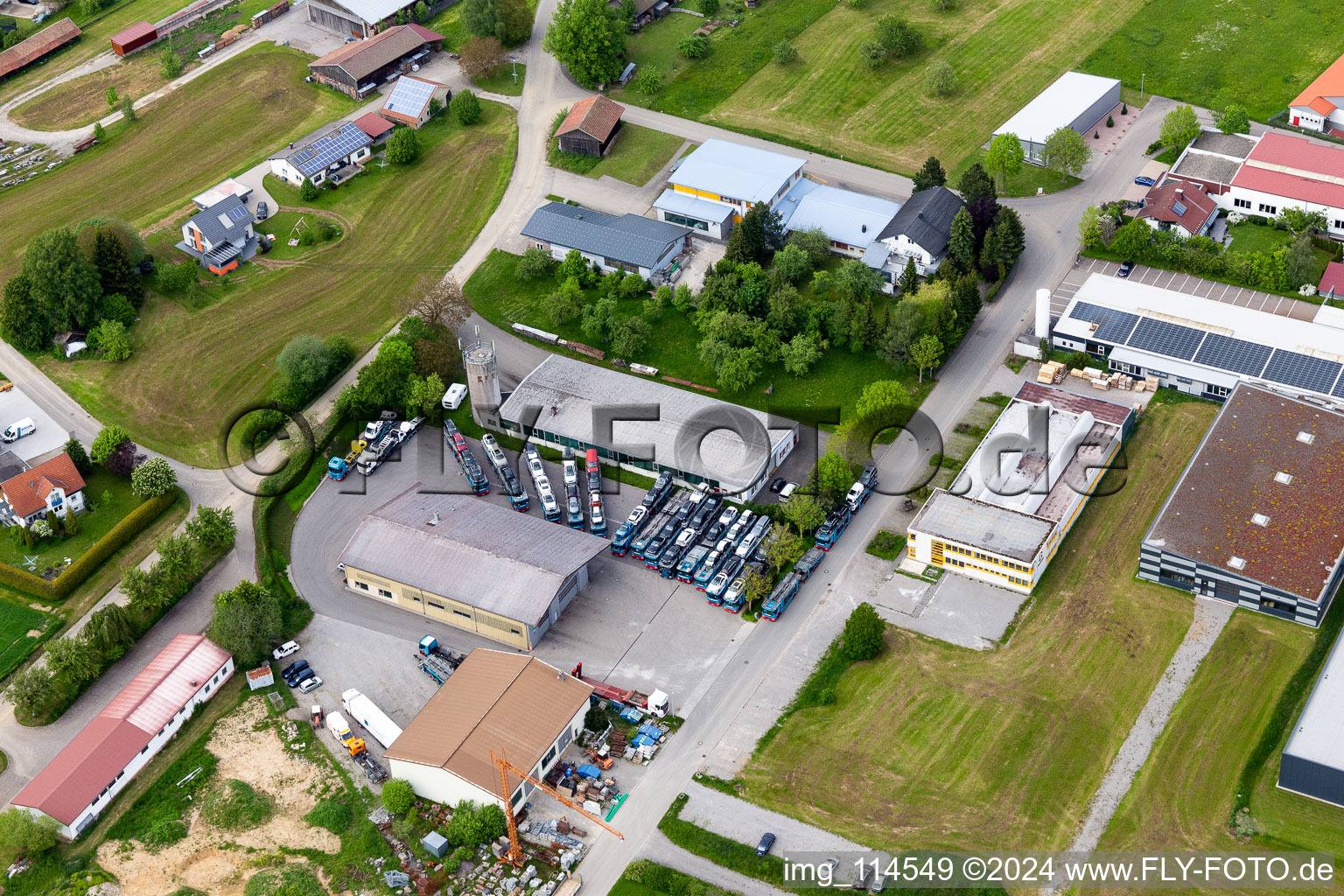 Vue oblique de Dornhan dans le département Bade-Wurtemberg, Allemagne