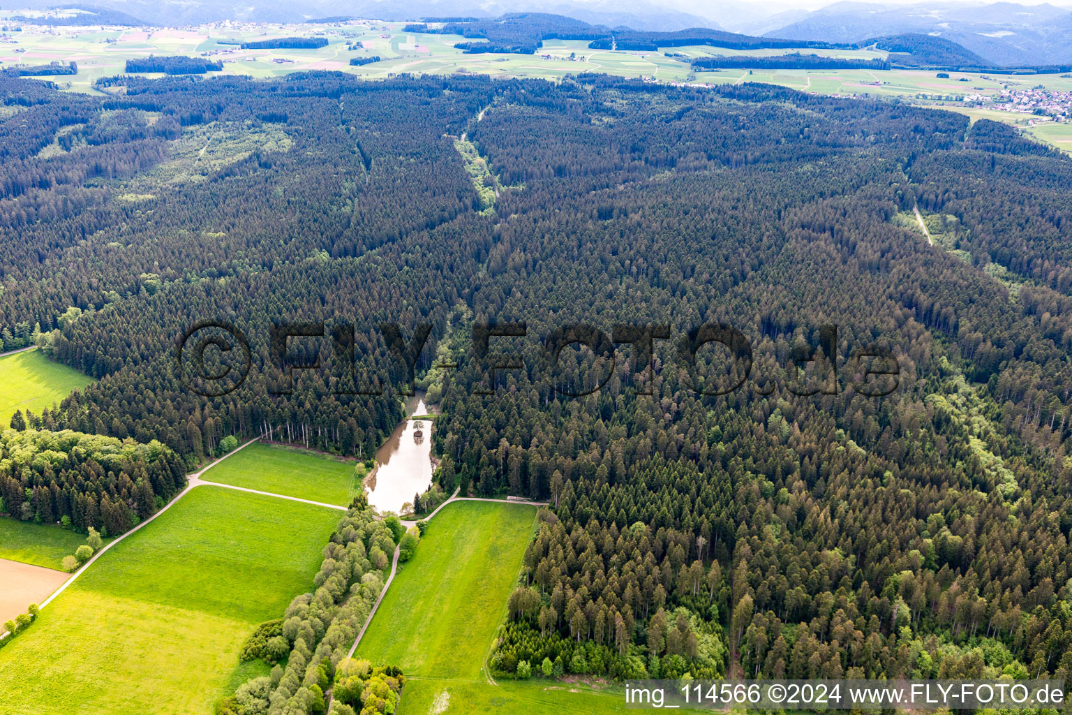 Photographie aérienne de Staffelbach à Fluorn-Winzeln dans le département Bade-Wurtemberg, Allemagne