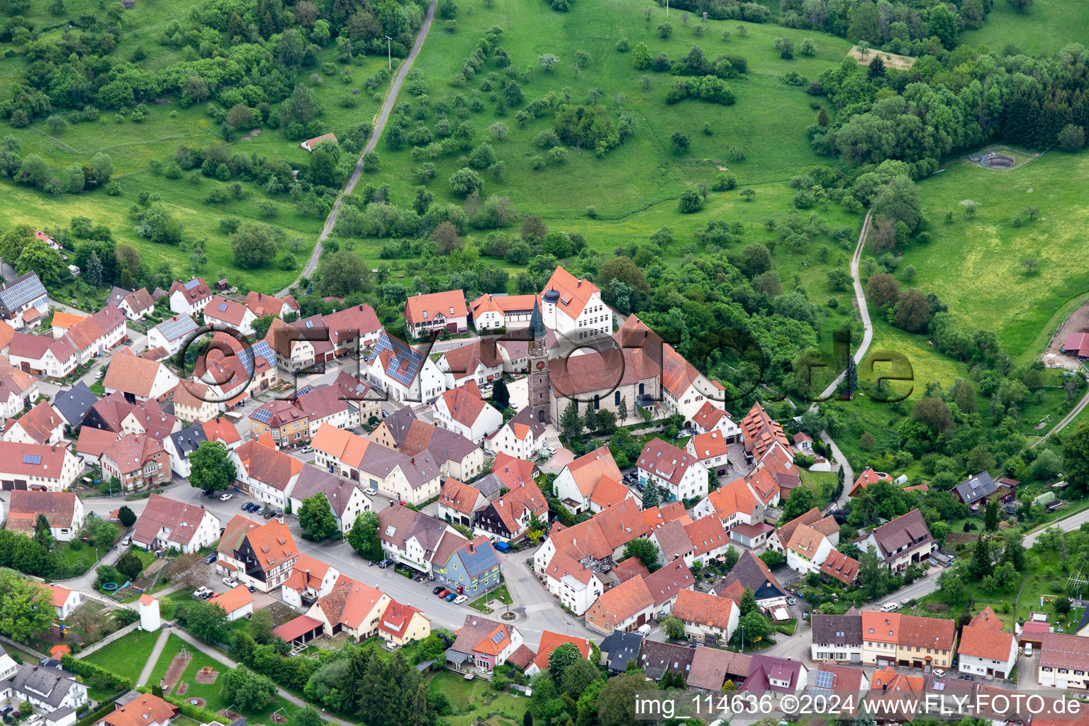 Photographie aérienne de Quartier Binsdorf in Geislingen dans le département Bade-Wurtemberg, Allemagne