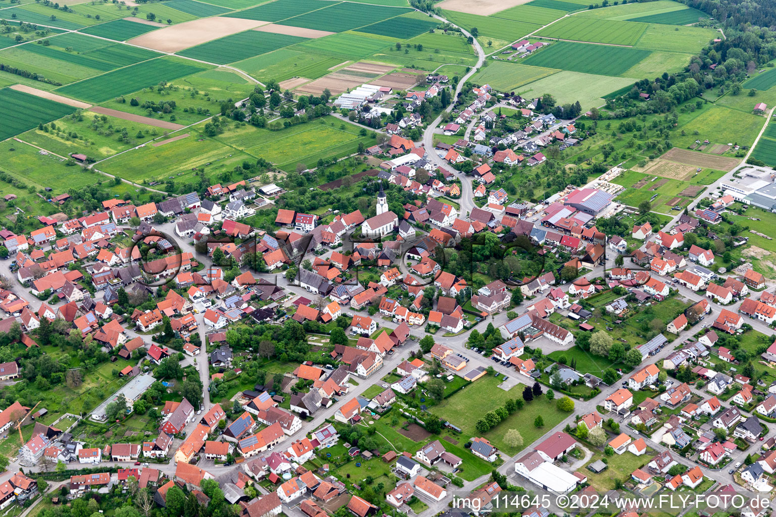 Photographie aérienne de Quartier Ostdorf in Balingen dans le département Bade-Wurtemberg, Allemagne