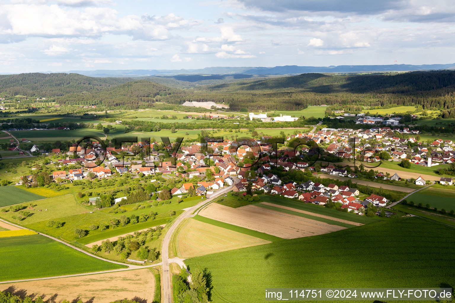 Photographie aérienne de Quartier Wittershausen in Vöhringen dans le département Bade-Wurtemberg, Allemagne