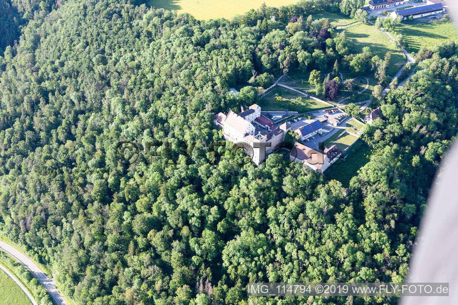 Photographie aérienne de Hôtel Château de Weitenburg à Starzach dans le département Bade-Wurtemberg, Allemagne
