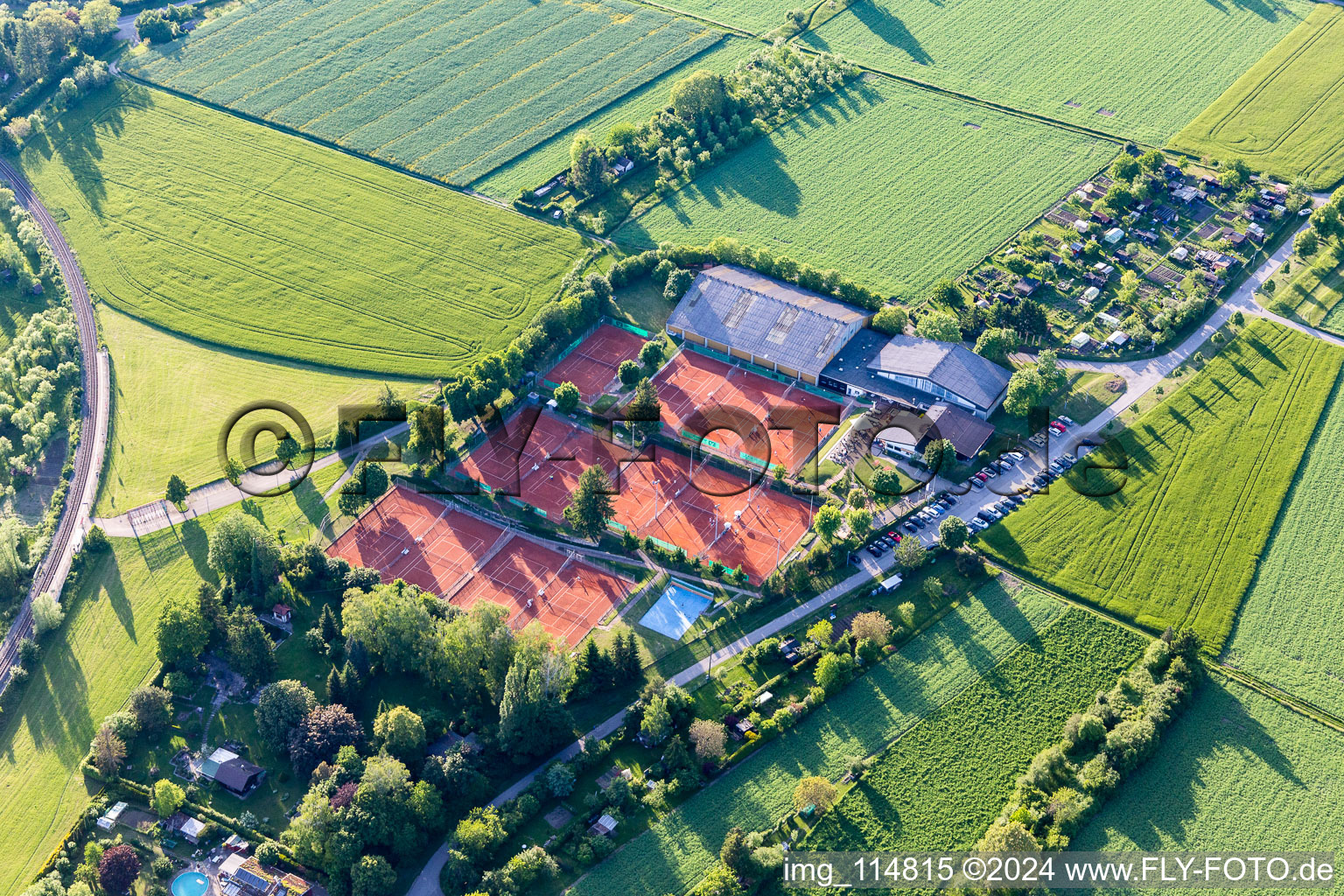 Vue aérienne de CT Herrenberg eV à Herrenberg dans le département Bade-Wurtemberg, Allemagne