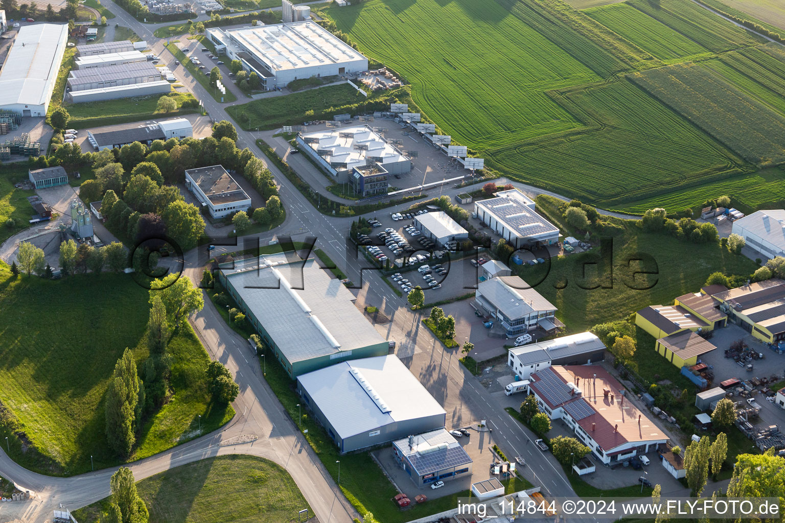 Photographie aérienne de Zone Industrielle Rue Industrielle à Horb am Neckar dans le département Bade-Wurtemberg, Allemagne