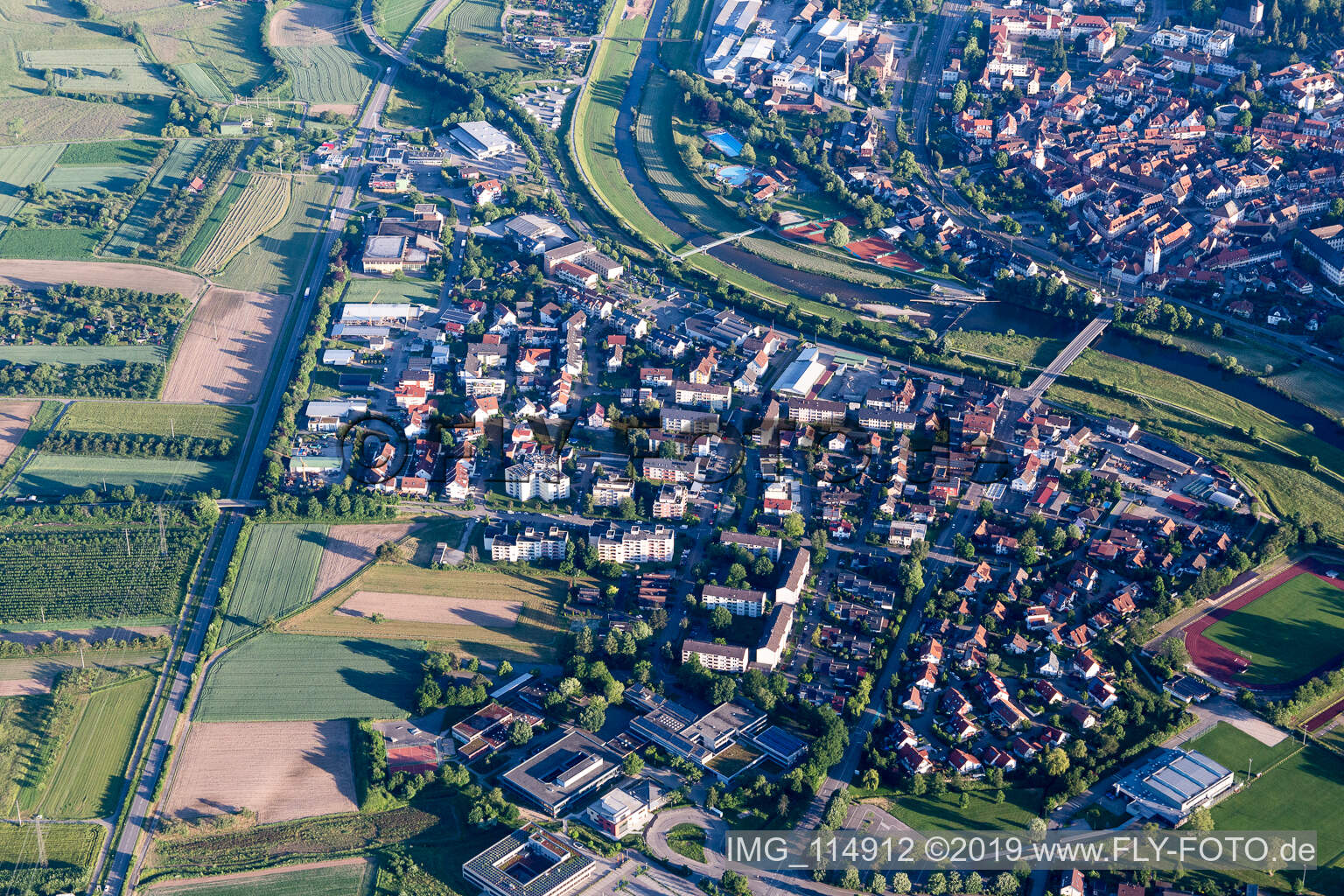 Photographie aérienne de Gengenbach dans le département Bade-Wurtemberg, Allemagne