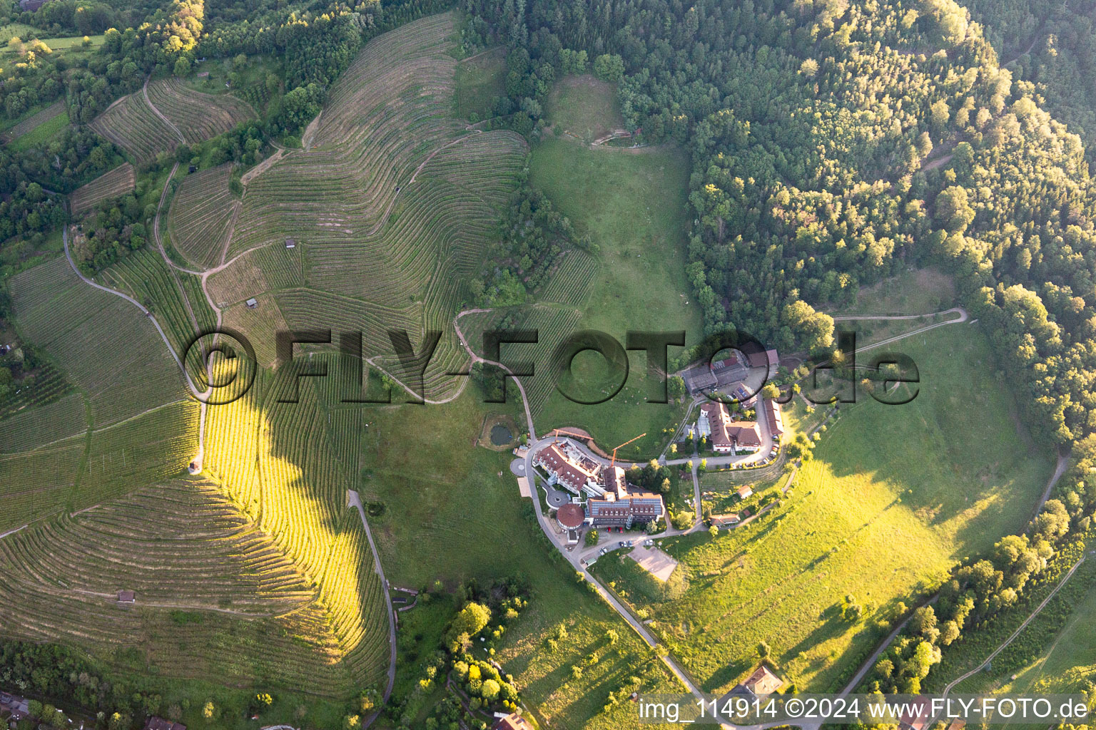 Vue aérienne de Maison La Verna à Gengenbach dans le département Bade-Wurtemberg, Allemagne