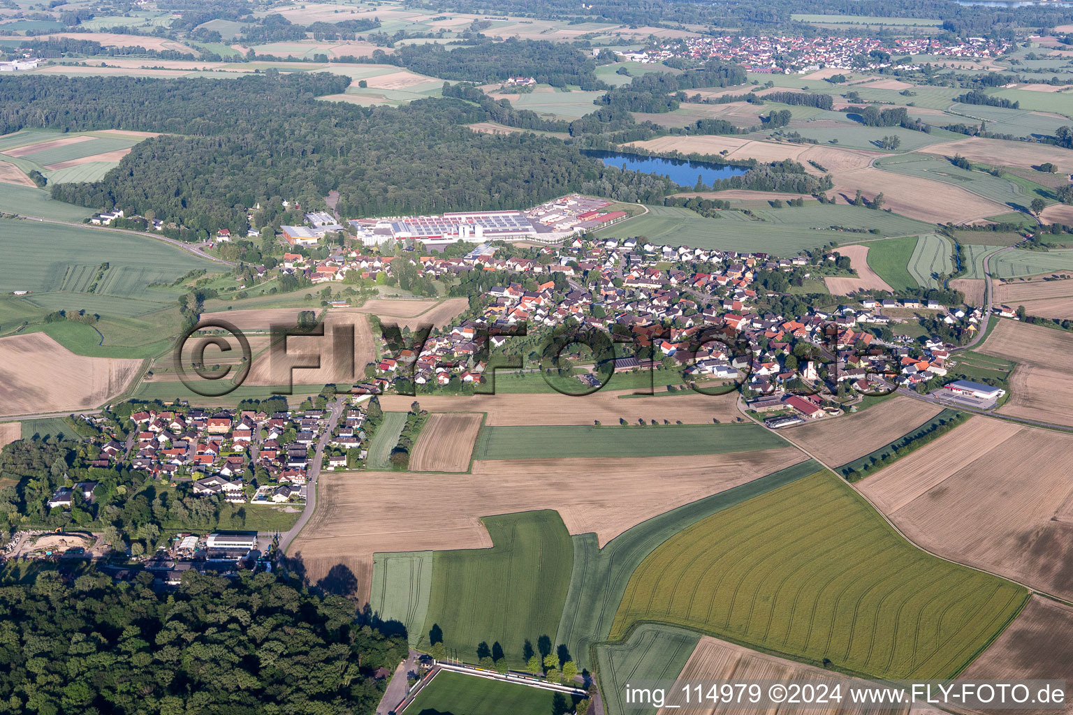 Vue aérienne de Quartier Linx in Rheinau dans le département Bade-Wurtemberg, Allemagne