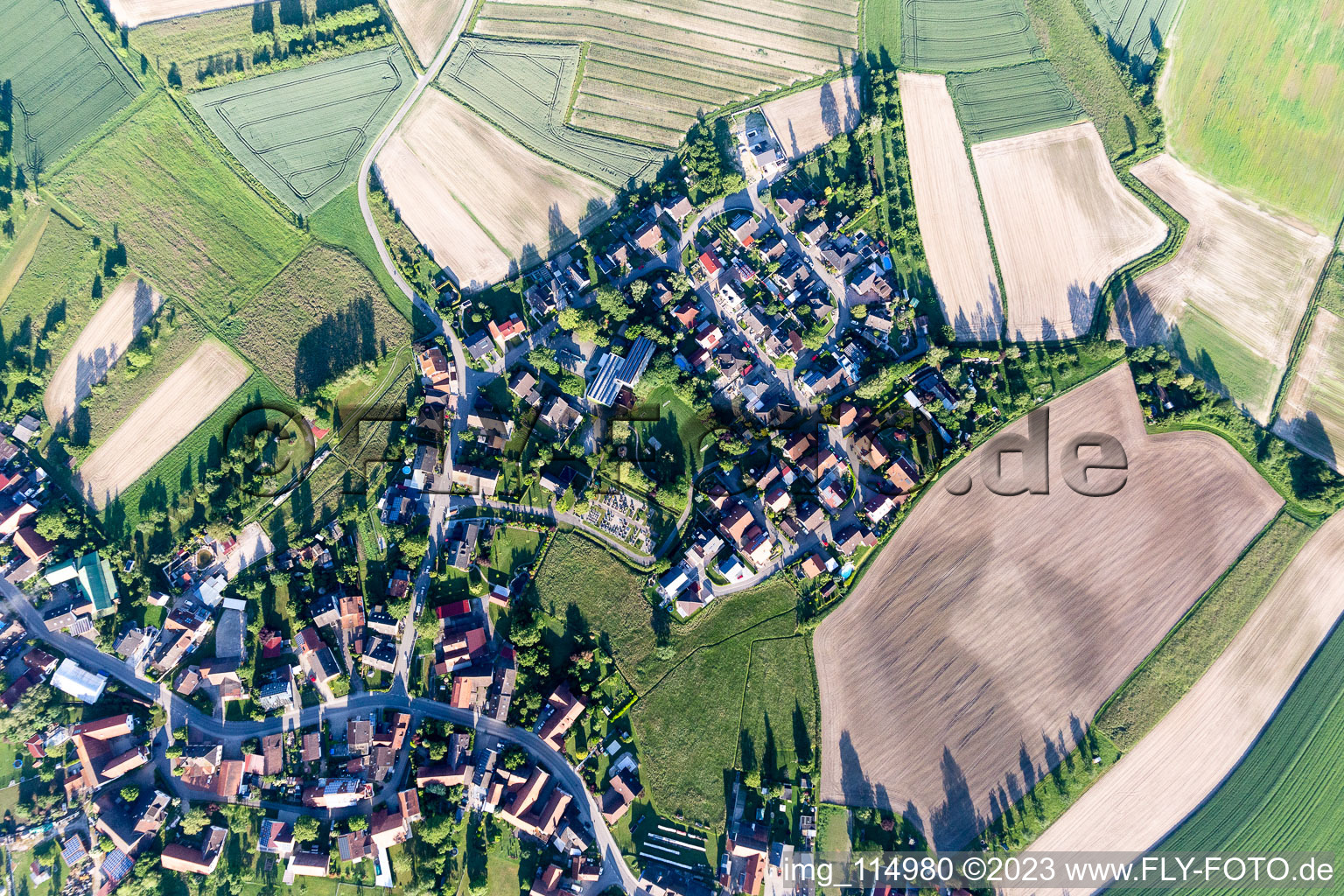 Vue aérienne de Quartier Holzhausen in Rheinau dans le département Bade-Wurtemberg, Allemagne