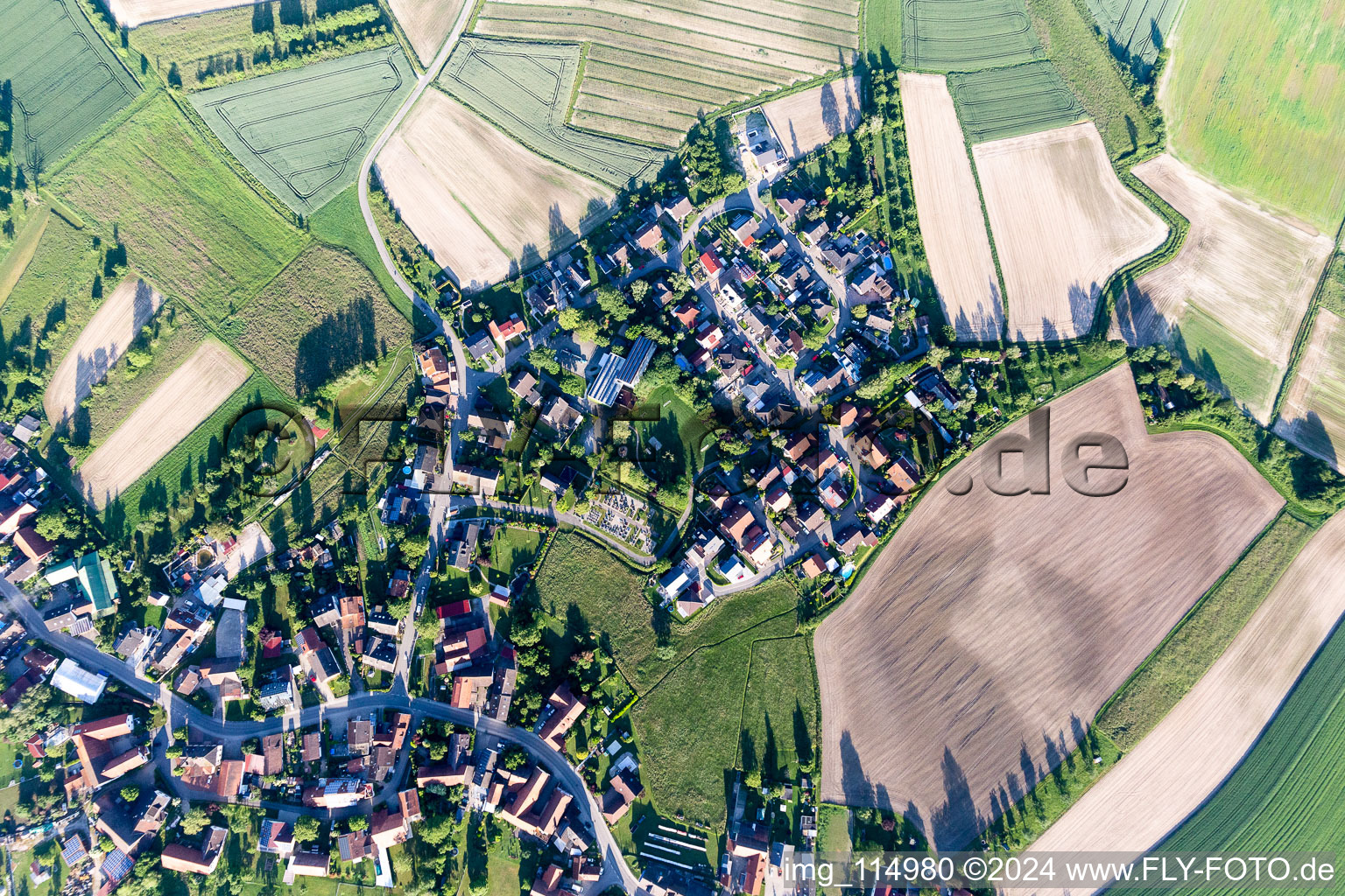 Vue aérienne de Quartier Holzhausen in Rheinau dans le département Bade-Wurtemberg, Allemagne