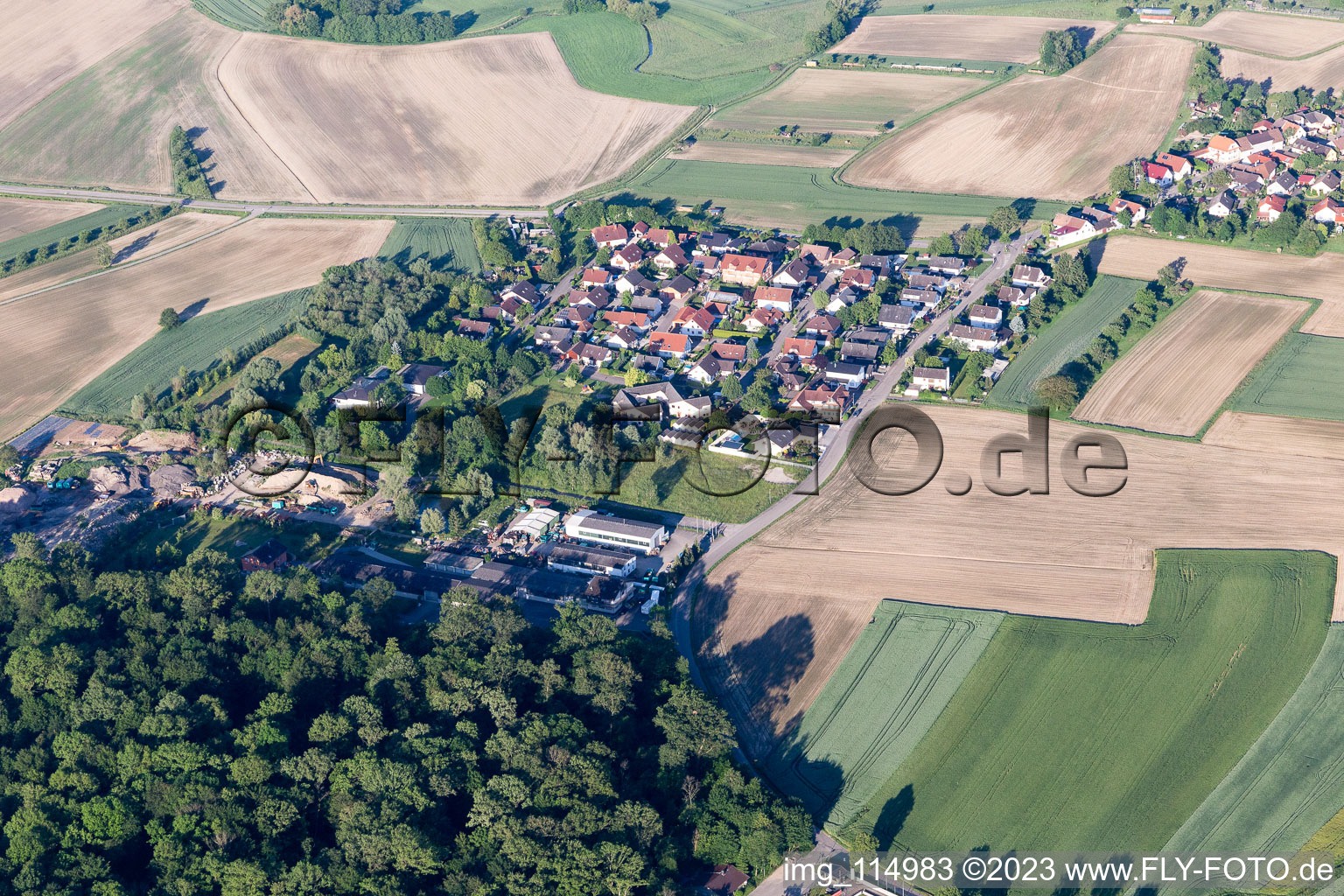 Vue aérienne de Quartier Linx in Rheinau dans le département Bade-Wurtemberg, Allemagne