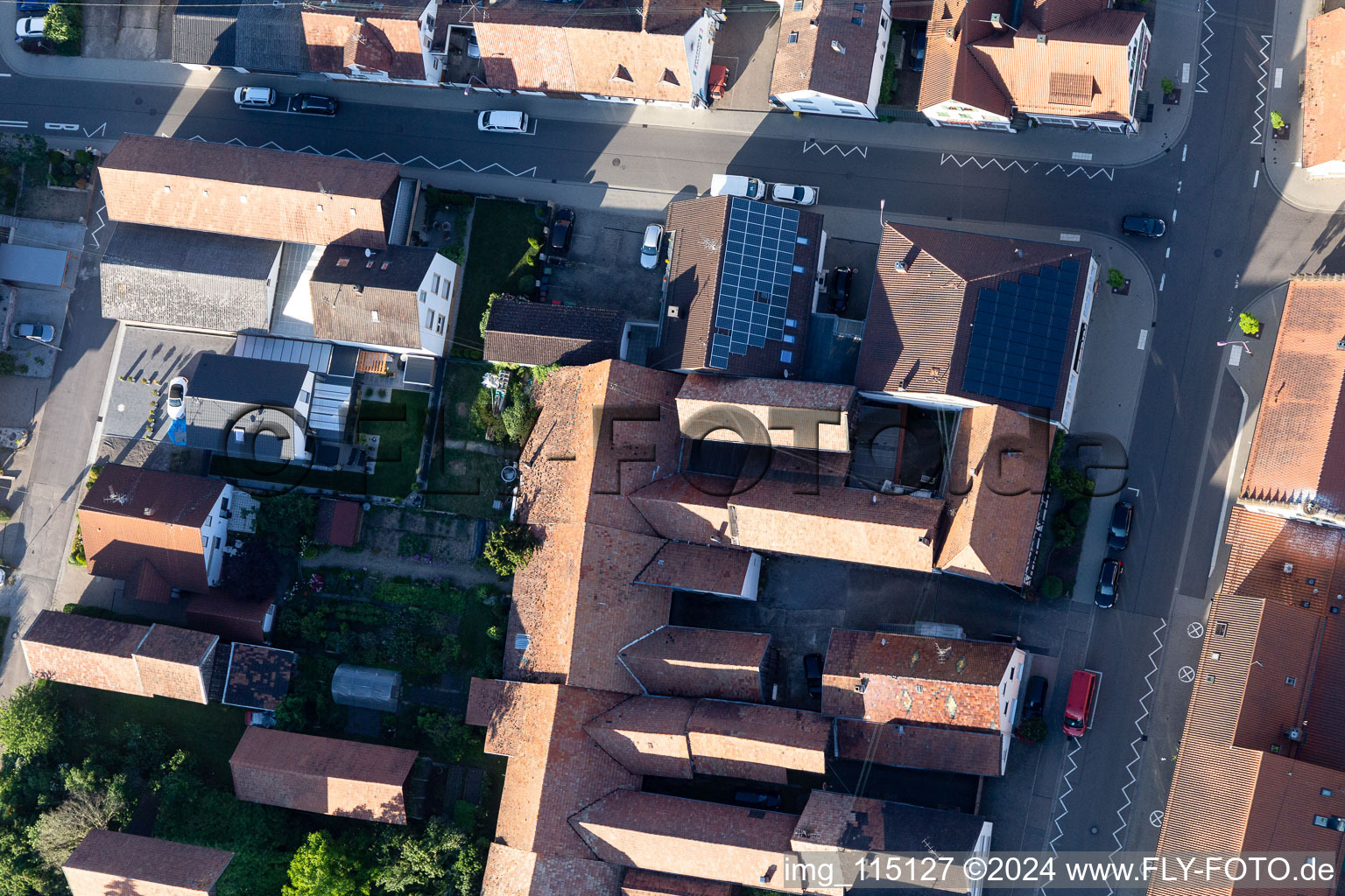 Photographie aérienne de Luitpoldstr à Hatzenbühl dans le département Rhénanie-Palatinat, Allemagne