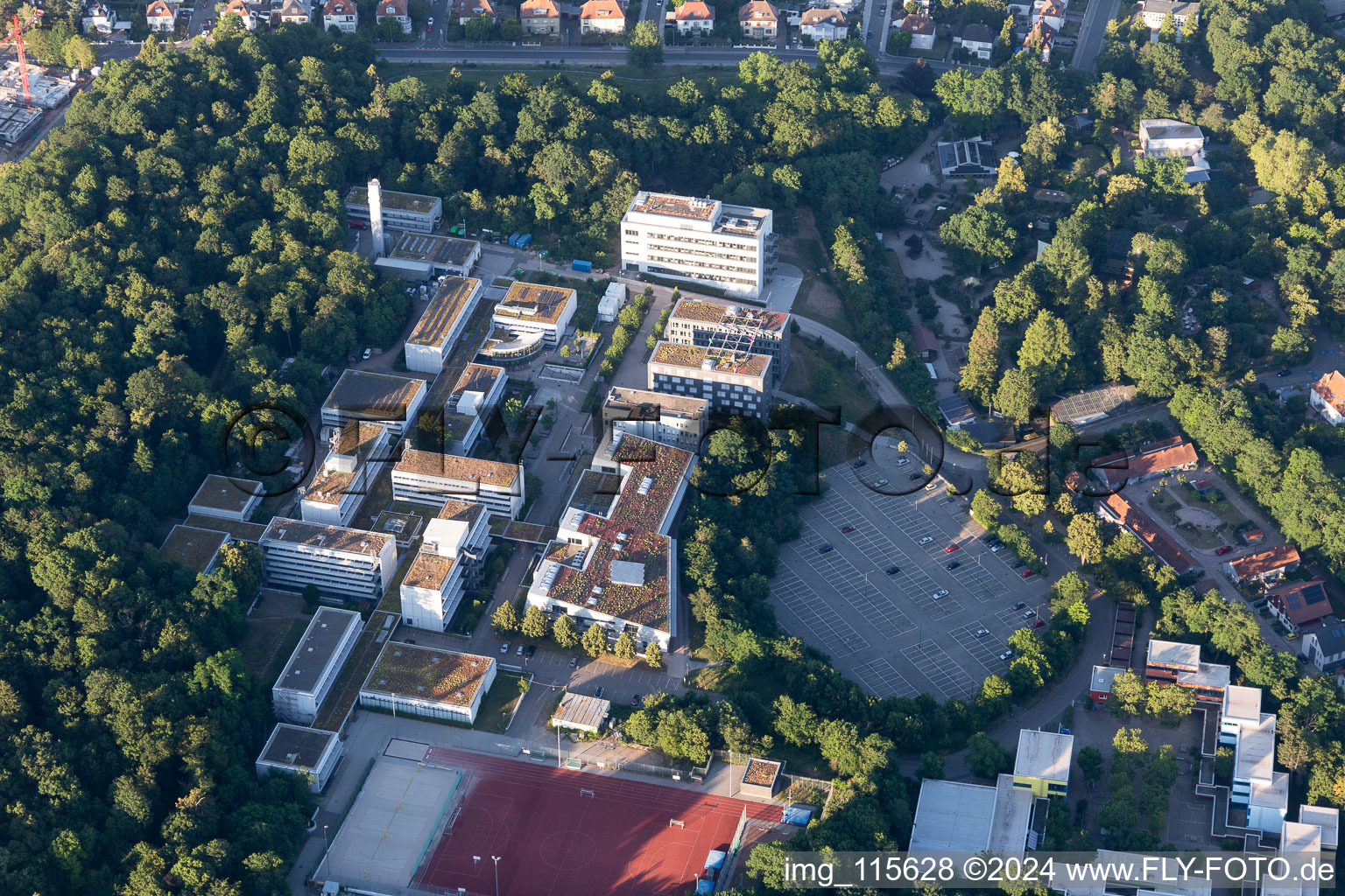 Vue oblique de Landau in der Pfalz dans le département Rhénanie-Palatinat, Allemagne