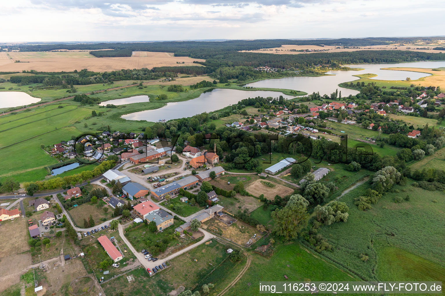 Photographie aérienne de Seehausen dans le département Brandebourg, Allemagne